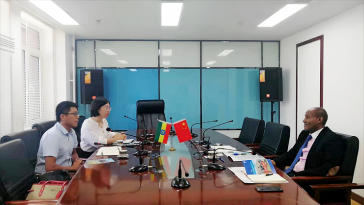 Sino Steel visited the Embassy of the Federal Democratic Republic of Ethiopia in China