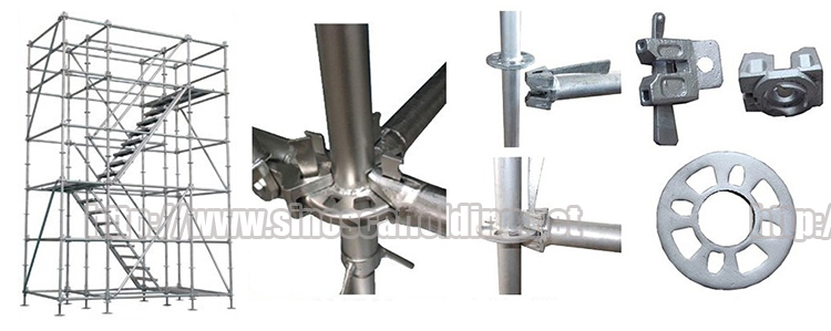 SGS Tested High Grade Steel Layher Ringlock Scaffolding/Ring lock  All Round scaffold